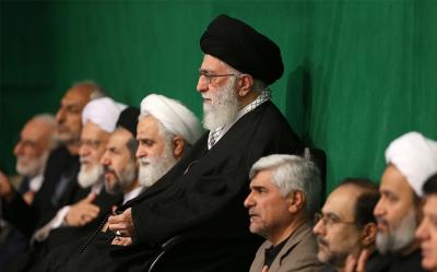 عزاداری هیئت‌های دانشجویی در حضور رهبر معظم انقلاب در اربعین حسینی