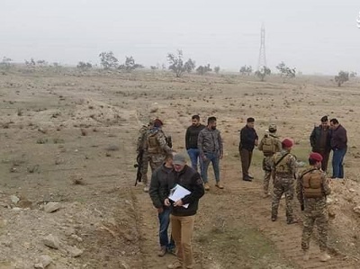 کشف گور دسته‌جمعی در فلوجه +عکس