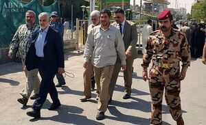 تصویری از سردار جعفری‌نیا که در کنار حاج قاسم به شهادت رسید