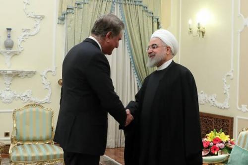 وزیر خارجه پاکستان با روحانی دیدار کرد 