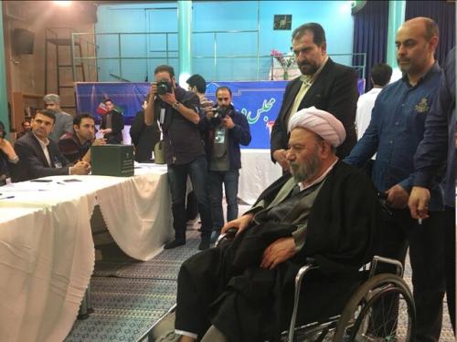 آیت‌ الله صانعی در انتخابات شرکت کرد