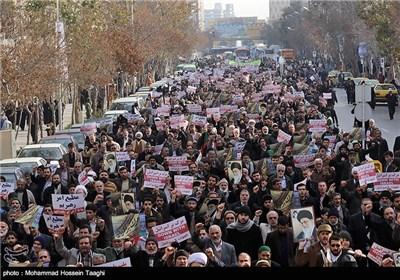 راهپیمایی نمازگزاران در محکومیت کشتار شعیان نیجریه - مشهد،اردبیل،همدان،تبریز