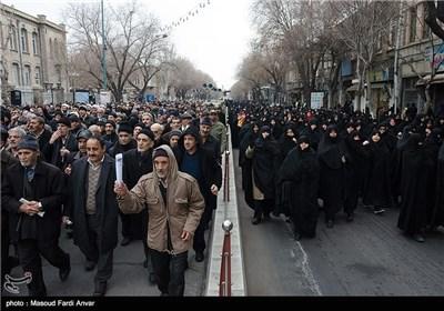 راهپیمایی نمازگزاران در محکومیت کشتار شعیان نیجریه - مشهد،اردبیل،همدان،تبریز