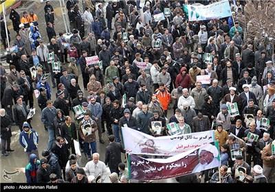 راهپیمایی نمازگزاران در محکومیت کشتار شعیان نیجریه - مشهد،اردبیل،همدان،تبریز