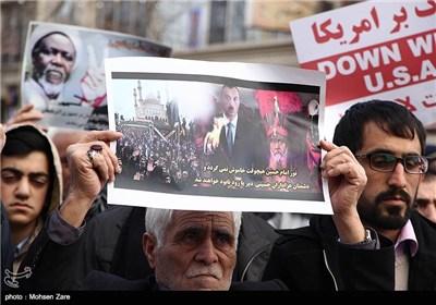راهپیمایی نمازگزاران در محکومیت کشتار شعیان نیجریه - مشهد،اردبیل،همدان،تبریز
