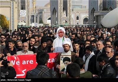 راهپیمایی نمازگزاران در محکومیت کشتار شعیان نیجریه - مشهد،اردبیل،همدان،تبریز