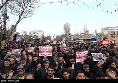 راهپیمایی نمازگزاران در محکومیت کشتار شعیان نیجریه - مشهد،اردبیل،همدان،تبریز