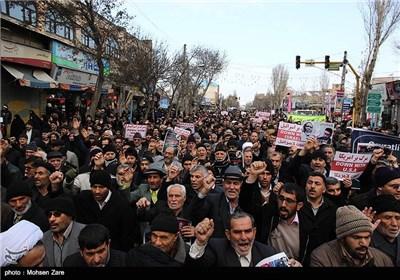 راهپیمایی نمازگزاران در محکومیت کشتار شعیان نیجریه - مشهد،اردبیل،همدان،تبریز