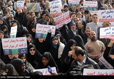 راهپیمایی نمازگزاران در محکومیت کشتار شعیان نیجریه - مشهد،اردبیل،همدان،تبریز