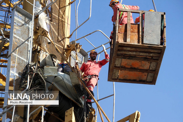 سقوط مرگبار جرثقیل در محمدیه البرز