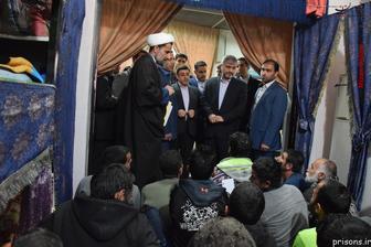 آزادی مشروط تعدادی از زندانیان ندامتگاه تهران بزرگ