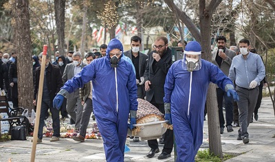 تدفین پیکر «فاطمه رهبر» در بهشت‌ زهرا(س)