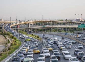  نبود ترافیک در بزرگراه‌های شهر تهران 