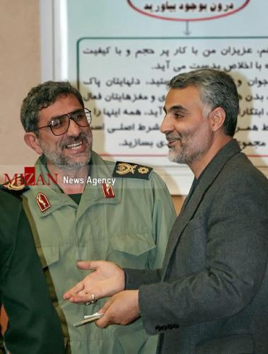 تصویر کمتر دیده شده از حاج قاسم و سردار قاآنی
