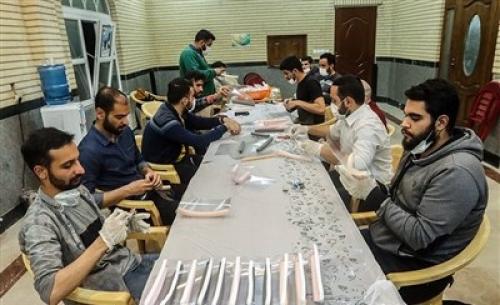 خدمت رسانی بسیجیان در روزهای کرونایی 