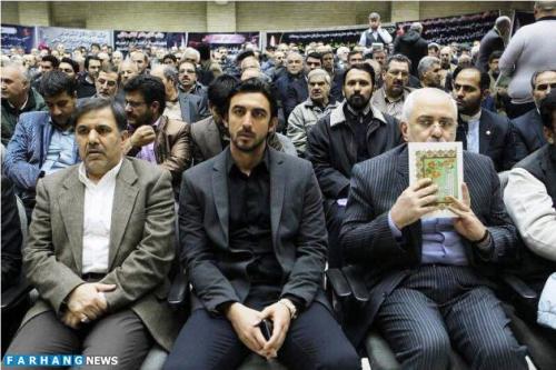 عکس/ مهدی رحمتی در کنار ظریف 