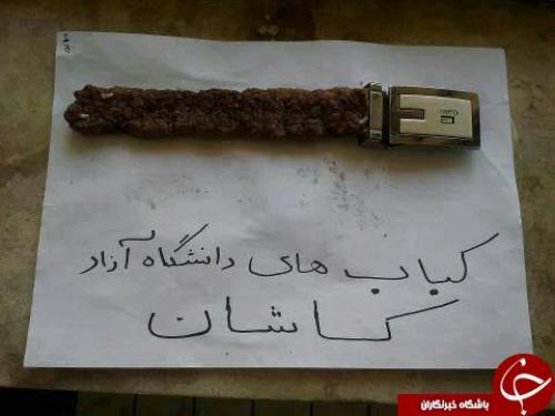  عکس/کباب متفاوت دانشگاه آزاد!