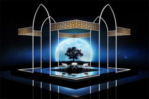  رونمایی از دکور برنامه رمضانی «عقیق» 