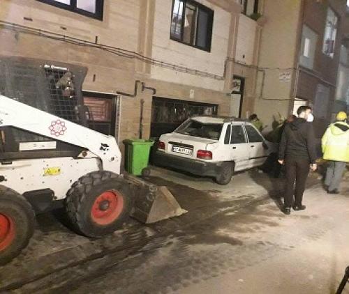 عکس/ انفجار شدید در ساختمان چهار طبقه در تهران