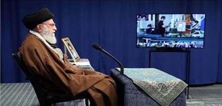 حاشیه‌های جالب ارتباط تصویری رهبر انقلاب با کارخانه‌ای در صفادشت تهران