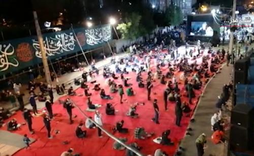  برگزاری مراسم شب قدر با رعایت نکات بهداشتی + فیلم