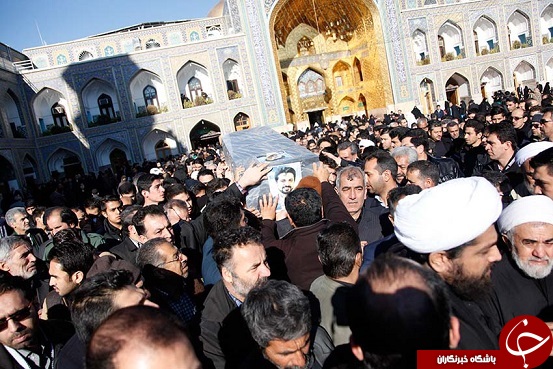 «حمیدرضا عباسی» در جوار حرم مطهر رضوی آرام گرفت+عکس