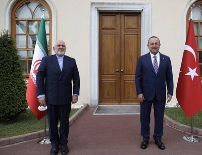  عکس/ دیدار وزیر امورخارجه ایران و ترکیه