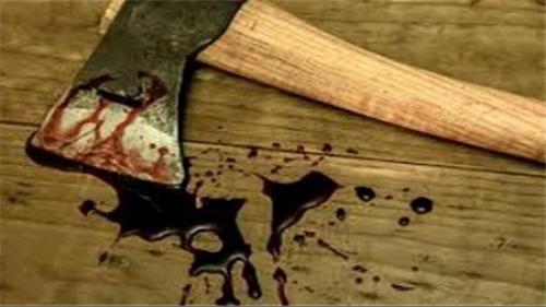 قتل دیگری با تبر