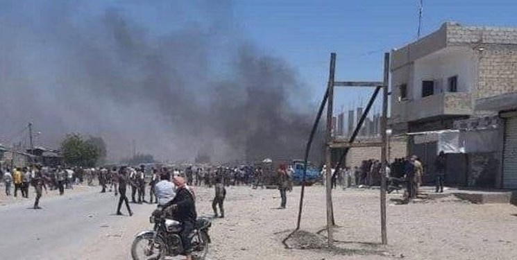 انفجار خودروی بمب‌گذاری شده در شمال شرق سوریه