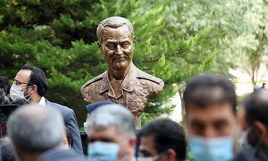 سردیس سردار شهید سلیمانی رونمایی شد
