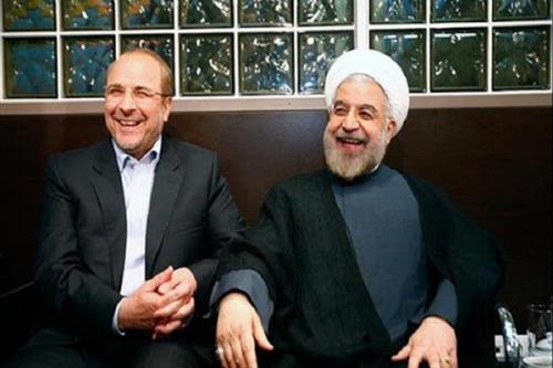 درگیری لفظی روحانی و قالیباف در جلسه سران قوا