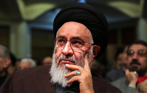 ادای احترام آیت ‌الله محقق داماد به «جان لوئیس»