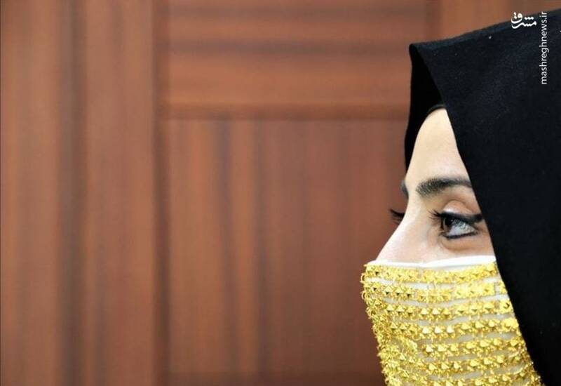عکس/ ماسک طلا برای عروس خانم‌ها!
