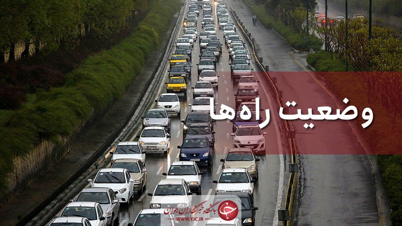 ترافیک سنگین در آزادراه قزوین-کرج