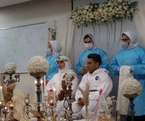 چه دامادی، چه عروسی! +عکس 