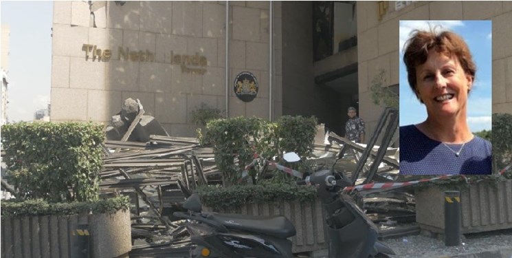 همسر سفیر هلند در لبنان،جان باخت