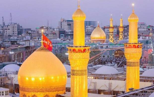 فیلم/ شست‌و‌شوی گنبد مطهر امام حسین(ع)