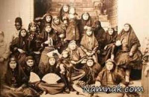 زنان حرمسرای ناصرالدین شاه + عکس