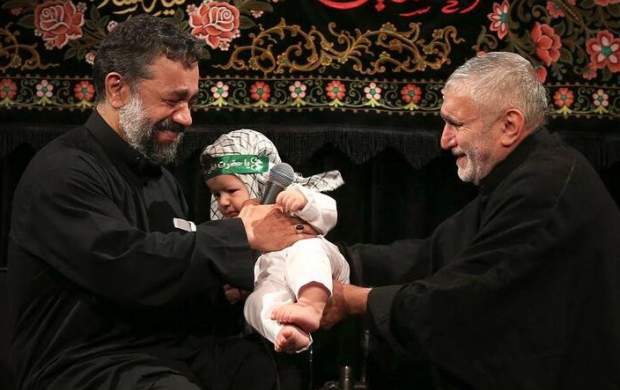 روضه جانسوز محمود کریمی و حاج منصور برای علی اصغر(ع)
