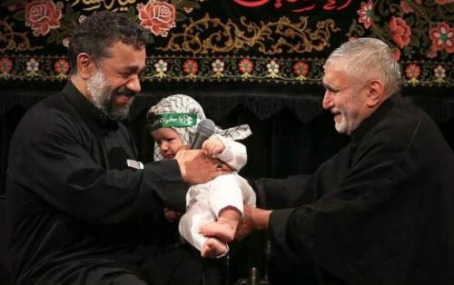 روضه جانسوز محمود کریمی و حاج منصور برای علی اصغر(ع)
