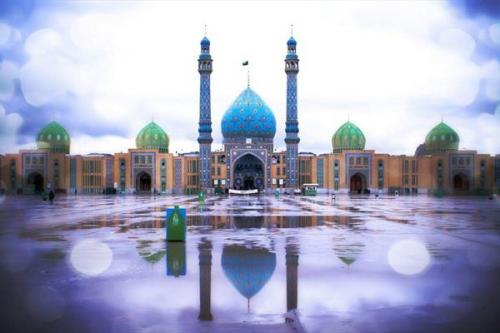 هیئت فاطمیون قم در مسجد جمکران