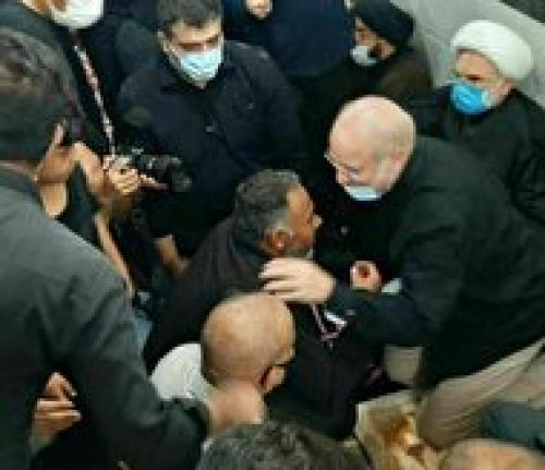  اعتراض شهروند بندرماهشهری در حضور قالیباف +فیلم 