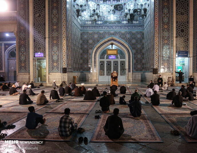 عکس/ عزاداری شهادت امام زین العابدین(ع) در قم