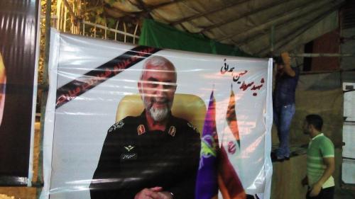 کارجالب یک هیئت در زمان شهادت سردار همدانی+مداحی