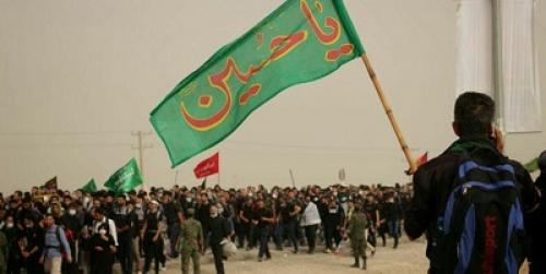 عکس/ پیاده روی زائران اربعین به سمت کربلا