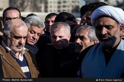 مراسم تشییع پیکر همایون بهزادی پیشکسوت فوتبال