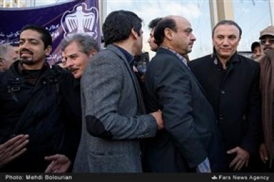 مراسم تشییع پیکر همایون بهزادی پیشکسوت فوتبال