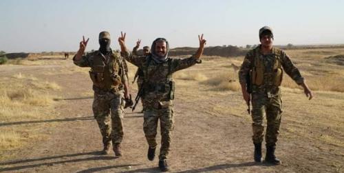 انهدام زرادخانه داعش در شرق عراق توسط الحشد الشعبی
