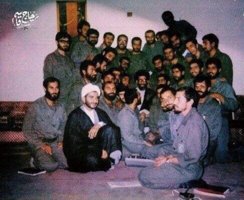 عکس/ فرماندهان دفاع مقدس در کنار رهبر ‌انقلاب