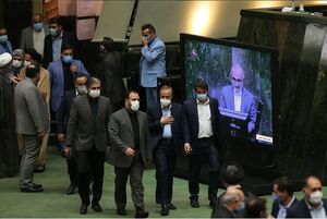 عکس/ همراهان رزم حسینی در مجلس